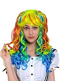 Parrucca manga arcobaleno