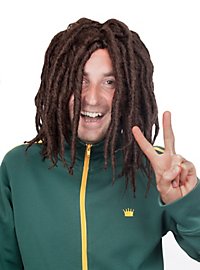Parrucca marrone con rasta