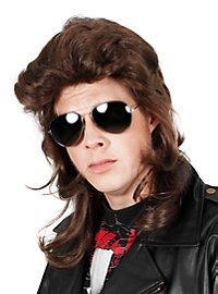 Parrucca mullet da rocker