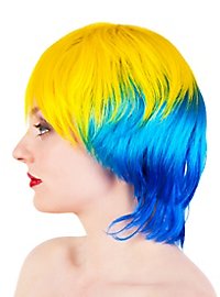 Party Girl blue-yellow wig