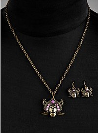 Parure de bijoux « pirates maudits » violette