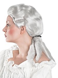 Peluca Barroca Mozart Con Coleta