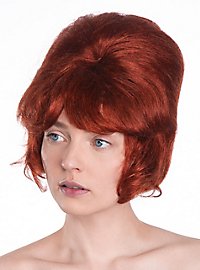Peluca Beehive Años 60 Cobrizo