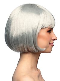 Peluca Corte Paje Plateado-Gris