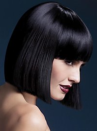 Peluca Corte Recto Negra