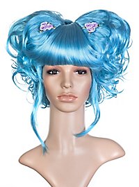 Peluca Manga Turquesa