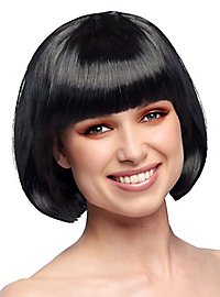Peluca Negra Corte Paje