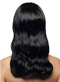 Peluca Pelo Largo Negro