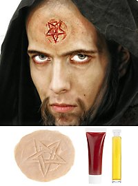 Pentagram Sår Latexapplikation