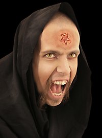 Pentagram Sår Latexapplikation