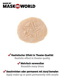 Pentagram Sår Latexapplikation