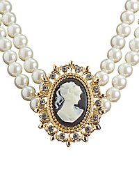 Perlekæde Med Smykke-Kamé