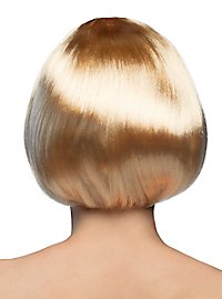 Perruque coupe au carré blonde