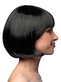 Perruque coupe au carré noire