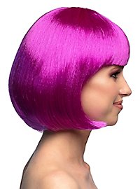 Perruque coupe au carré violette