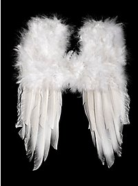 Petites ailes en plumes blanches