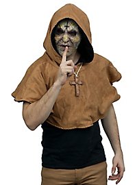Petrified monk costume set with reversible cape