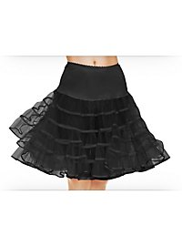 Petticoat black mid-length