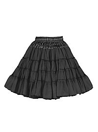 Petticoat Deluxe schwarz 3-lagig