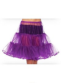 Petticoat knee-length purple