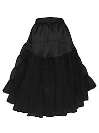 Petticoat longueur genou noir