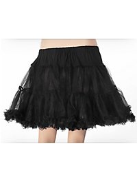 Petticoat schwarz groß kurz