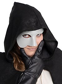 Phantom Hvid Venetiansk Lædermaske