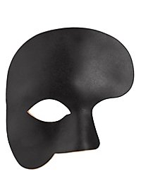 Phantom Sort Venetiansk Lædermaske