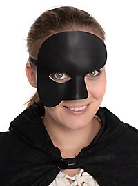 Phantom Sort Venetiansk Lædermaske