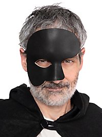 Phantom Sort Venetiansk Lædermaske