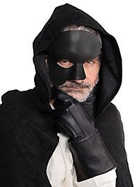 Phantom Sort Venetiansk Lædermaske