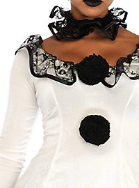 Pierrot Flæsekjole Kostume