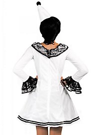 Pierrot Flæsekjole Kostume