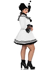 Pierrot Ruches Jurk Kostuum