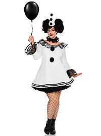 Pierrot Ruches Jurk Kostuum
