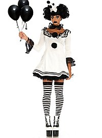 Pierrot Ruches Jurk Kostuum
