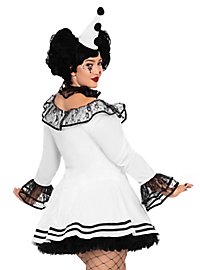 Pierrot Rüschenkleid Kostüm