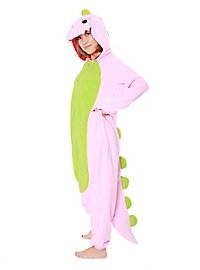 Pink Dino Kigurumi Kostüm