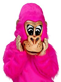 Pink Gorilla Mascot