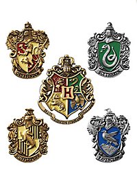 Harry Potter - Set d'épingles aux armoiries de la maison de Poudlard