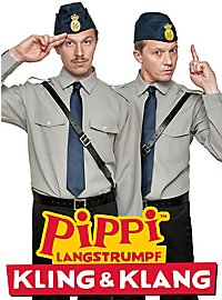 Pippi Calzelunghe - Costume da poliziotto Kling & Klang
