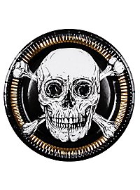 Pirat Paptallerkener 10 Stk