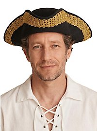 Pirat Trekantet Hat Sort