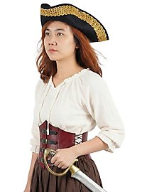 Pirat Trekantet Hat Sort