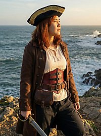 Pirat Trekantet Hat Sort