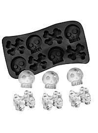 Piratdødningehoved Silikonform Til Isterninger Og Bagning 8-Fold