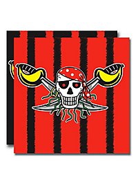Pirate children's birthday party napkins 20 pieces