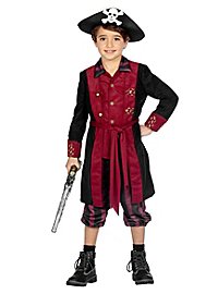Pirate outfit wine red for boys