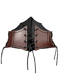 Pirate Queen Leather Corset black 