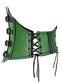 Pirate Queen Leather Corset black 